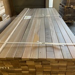 Ca. 156x Ipé planken geschaafd Country Grade, 27x70mm, lengte 48/215cm